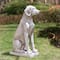 Glitzhome® 28" Sitting Labrador Retriever Dog Statue